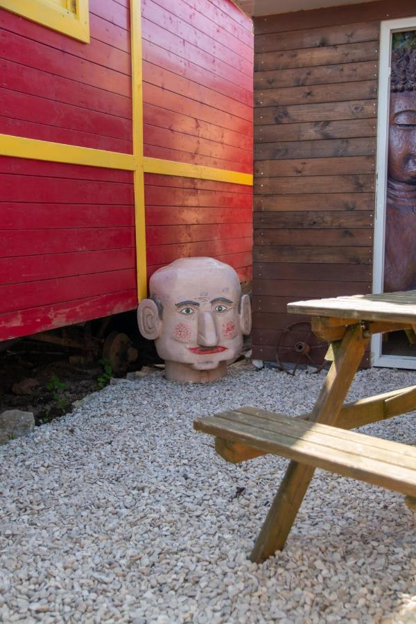 Roulotte Et Sauna De Tonton Bouvy Au Domaine Du Reuze